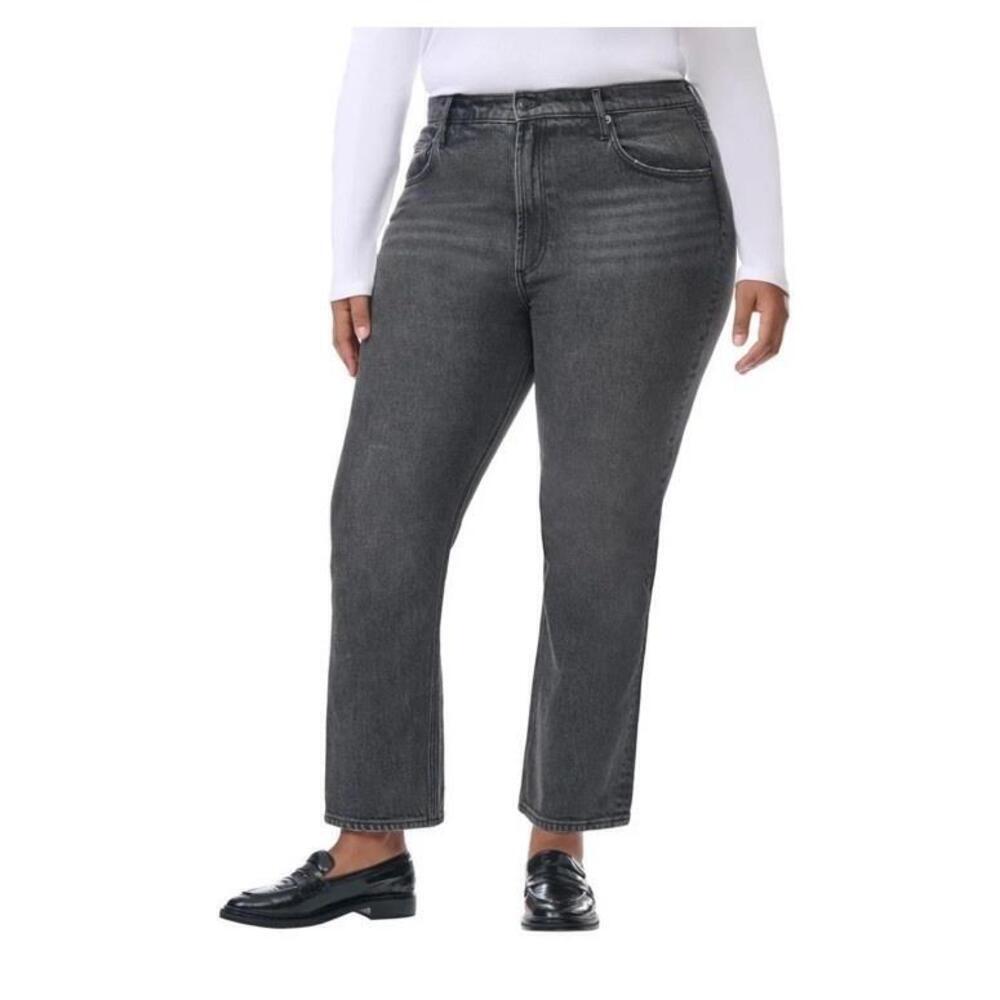 Kirkland Signature Women 16 High Rise Straight Leg Jeans Denim Pant Inseam 28 T9